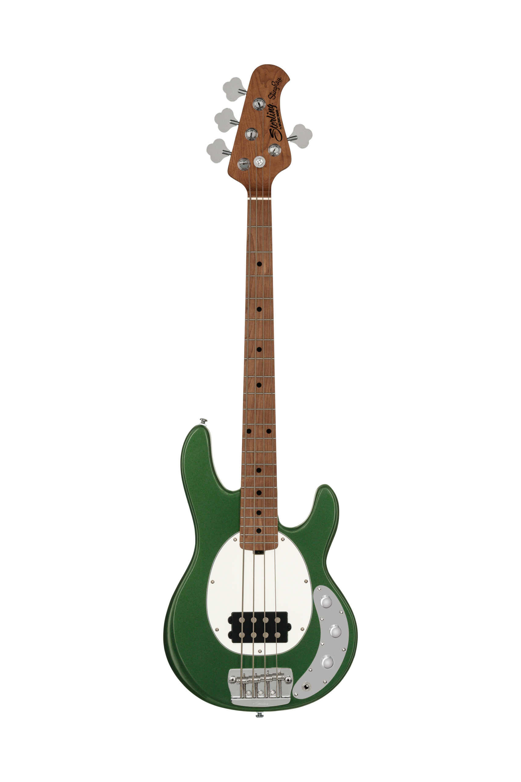 Sterling By Music Man StingRay RAYSS4 Electric Bass Guitar - Charging Green