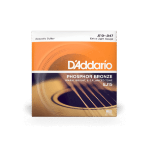 D'Addario EJ15 Phosphor Bronze Acoustic Guitar Strings - .010-.047 Extra Light