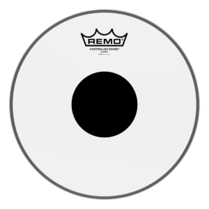Remo Controlled Sound Clear Drumhead - 10 inch - with Black Dot