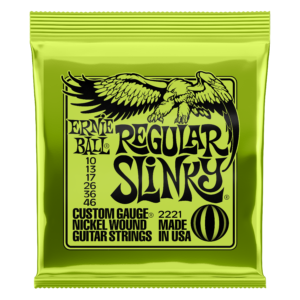 Ernie Ball 2221 Regular Slinky Electric Guitar Strings - .010-.046