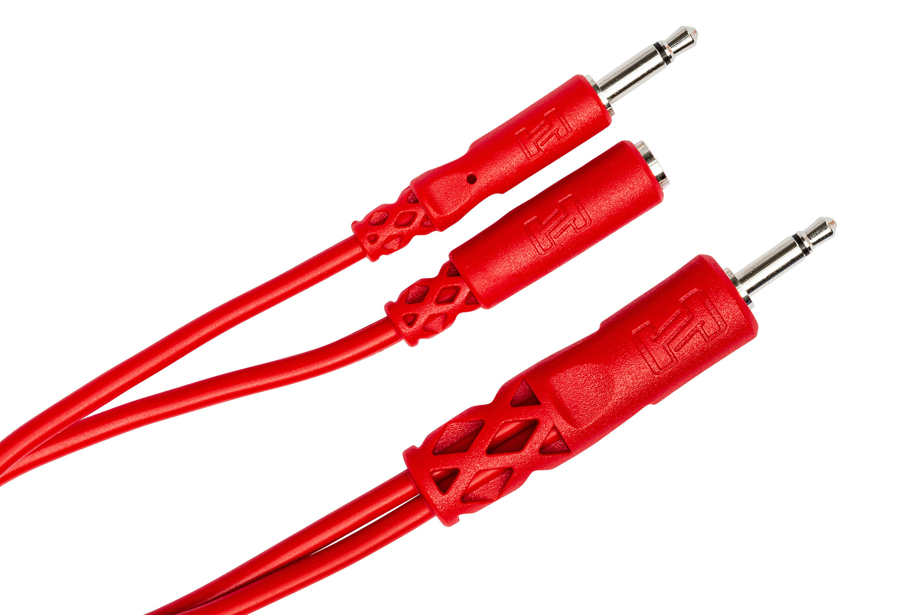 Hosa CMM-515Y Hopscotch Eurorack Patch Cables - 6 inch (Red) 5-pack - Image 3