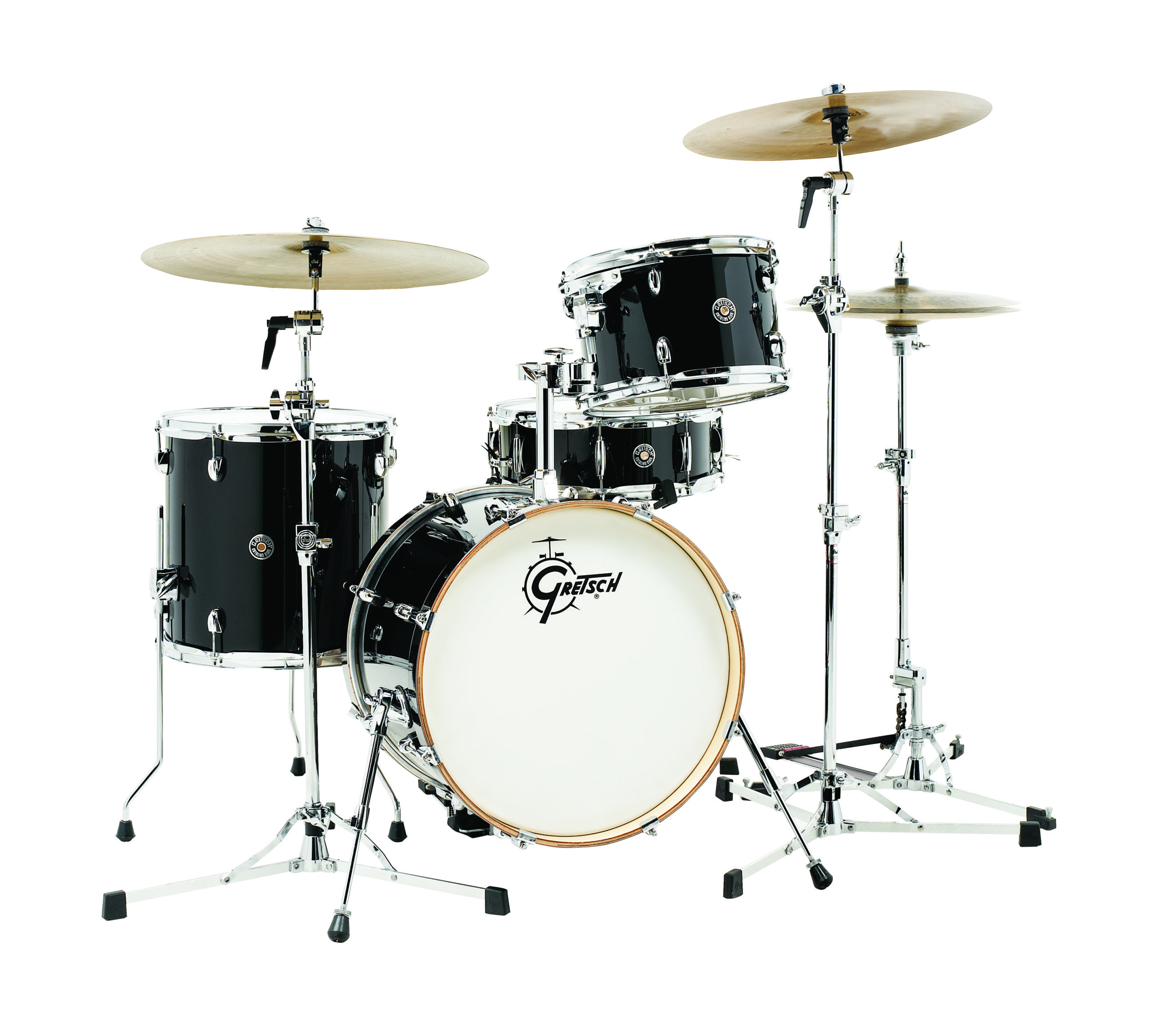 Gretsch Drums Catalina Club CT1-J484 4-piece Shell Pack with Snare Drum - Piano Black