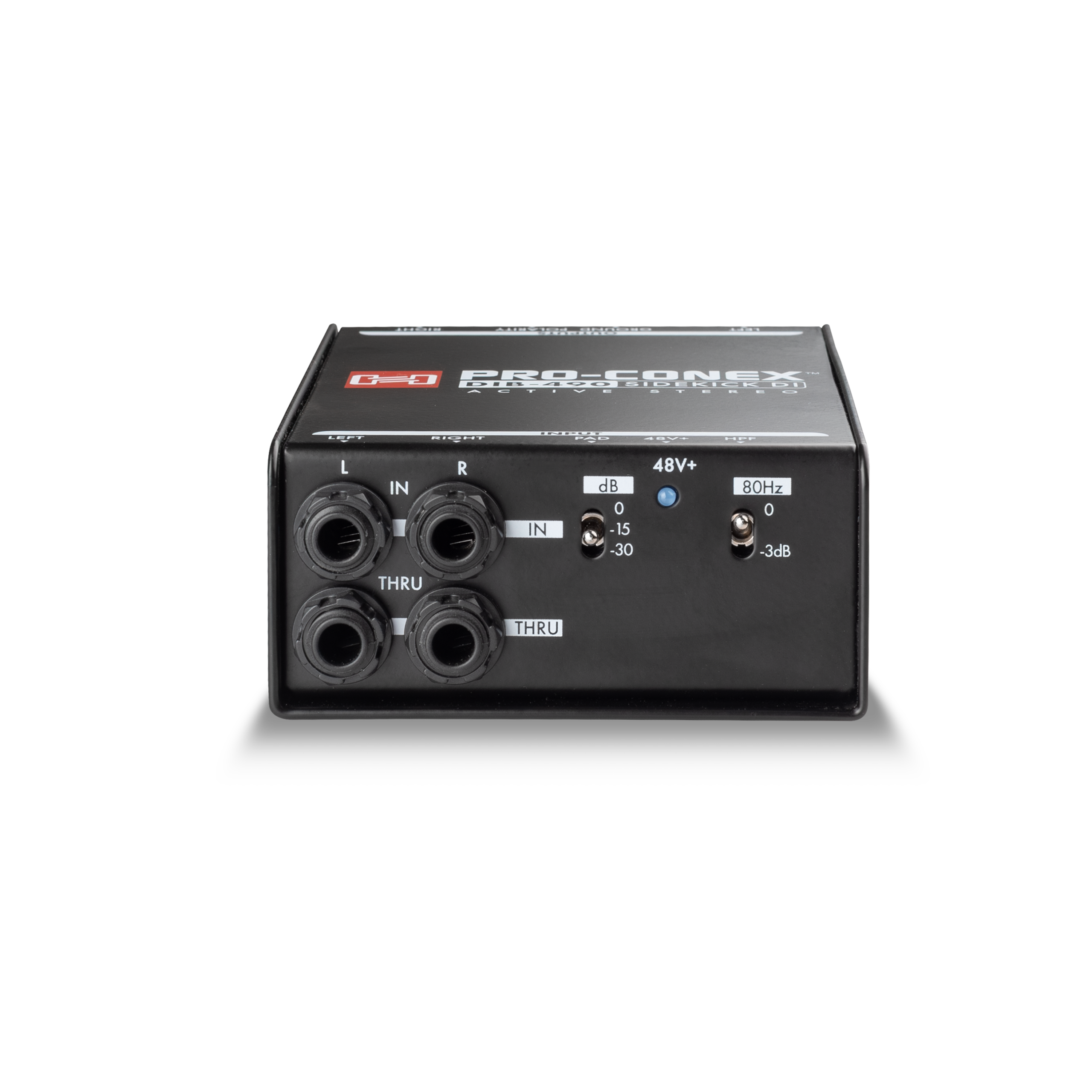 Hosa Pro-Conex Sidekick Active Stereo Direct Box – DIB-490