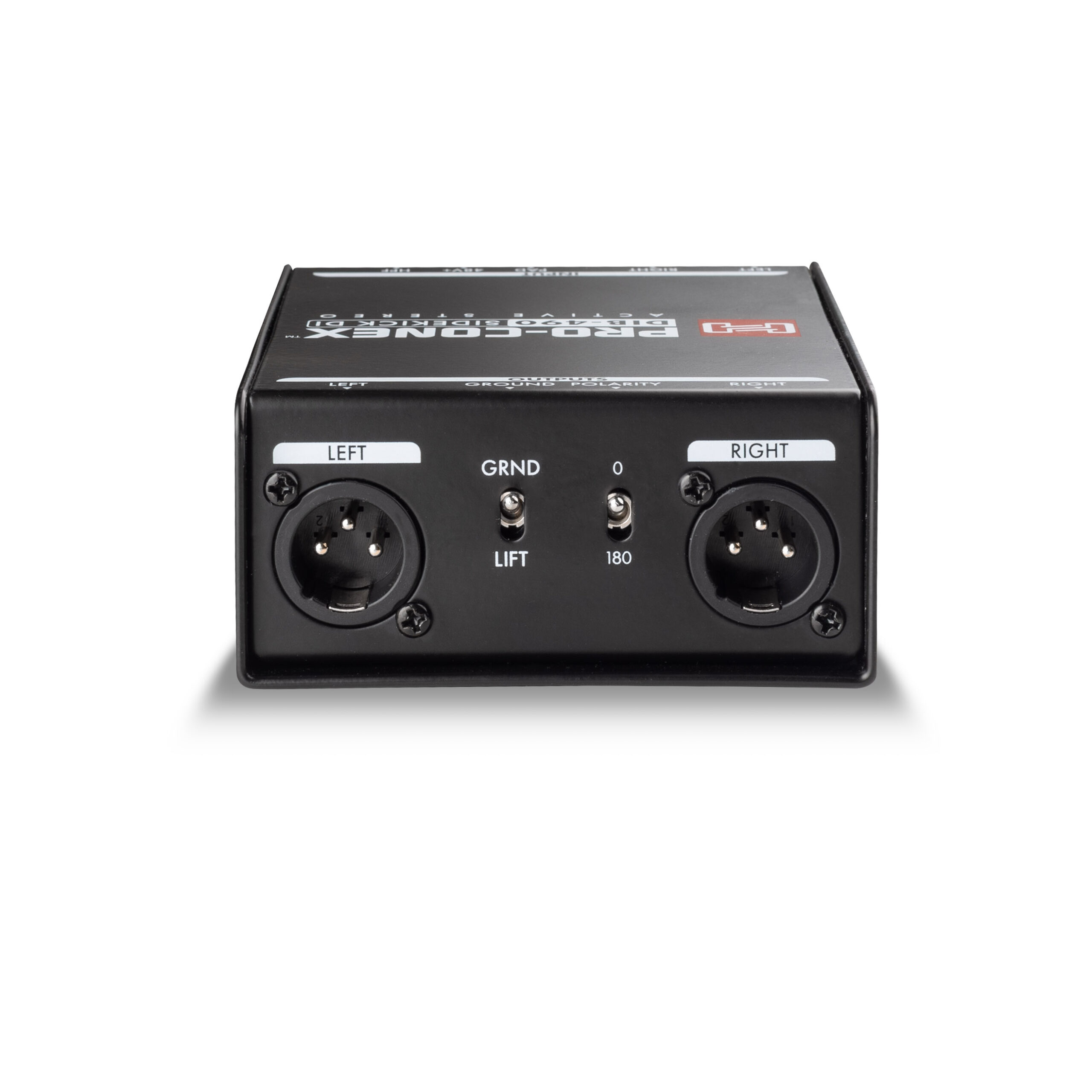 Hosa Pro-Conex Sidekick Active Stereo Direct Box – DIB-490 - Image 2