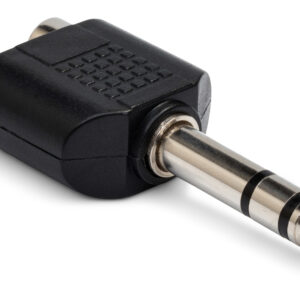 Hosa GPR-484 1/4-inch TRS Male to Dual Female RCA Adapter