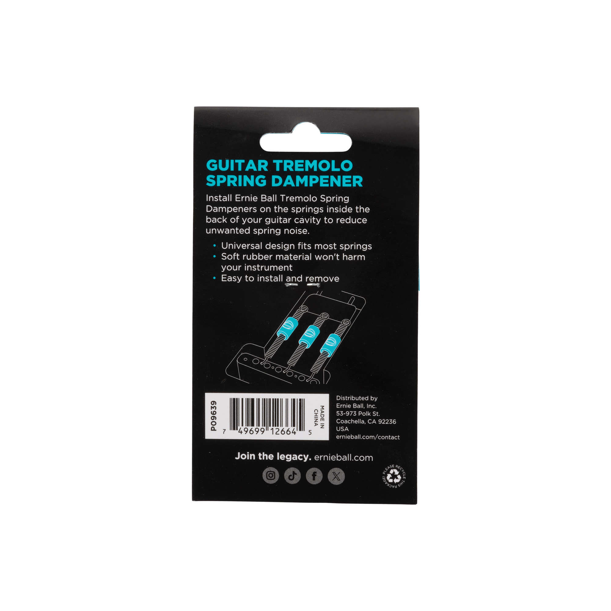 Ernie Ball Spring Dampener - Guitar Tremolo - Image 3