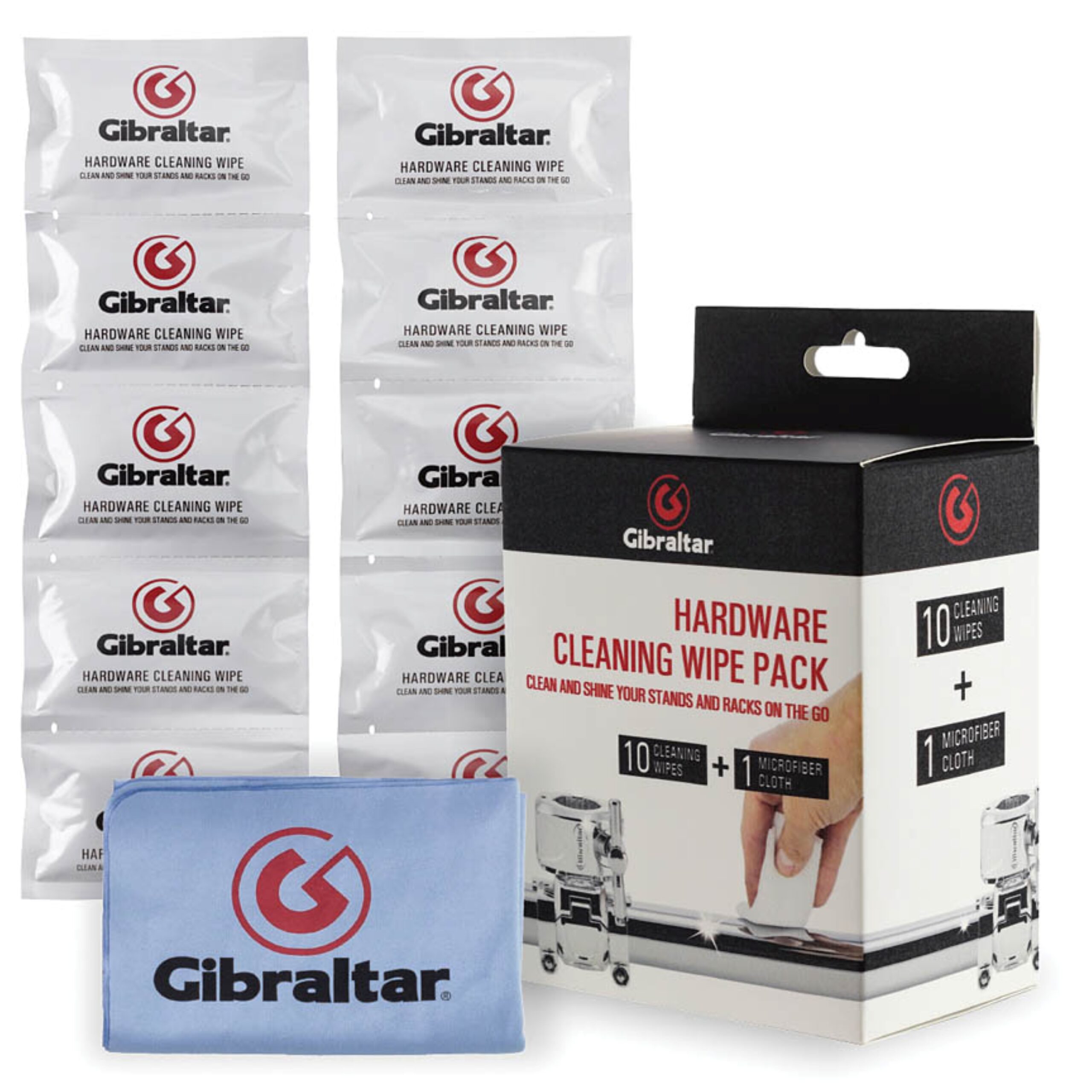 Gibraltar Hardware Cleaning Wipes 10-Pack 10 Individual Wipe Packs and Cleaning Cloth