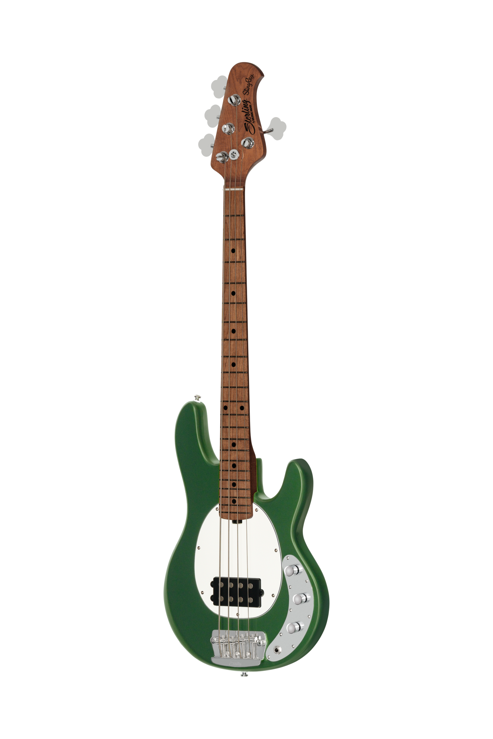 Sterling By Music Man StingRay RAYSS4 Electric Bass Guitar - Charging Green