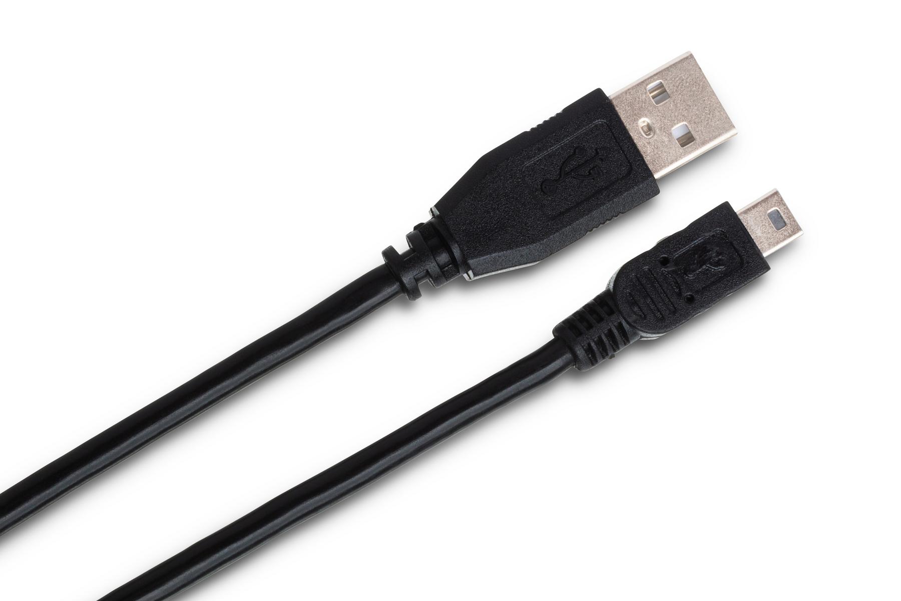 Hosa USB-206AM High-speed USB Type A to Mini-B Cable - 6 foot - Image 3