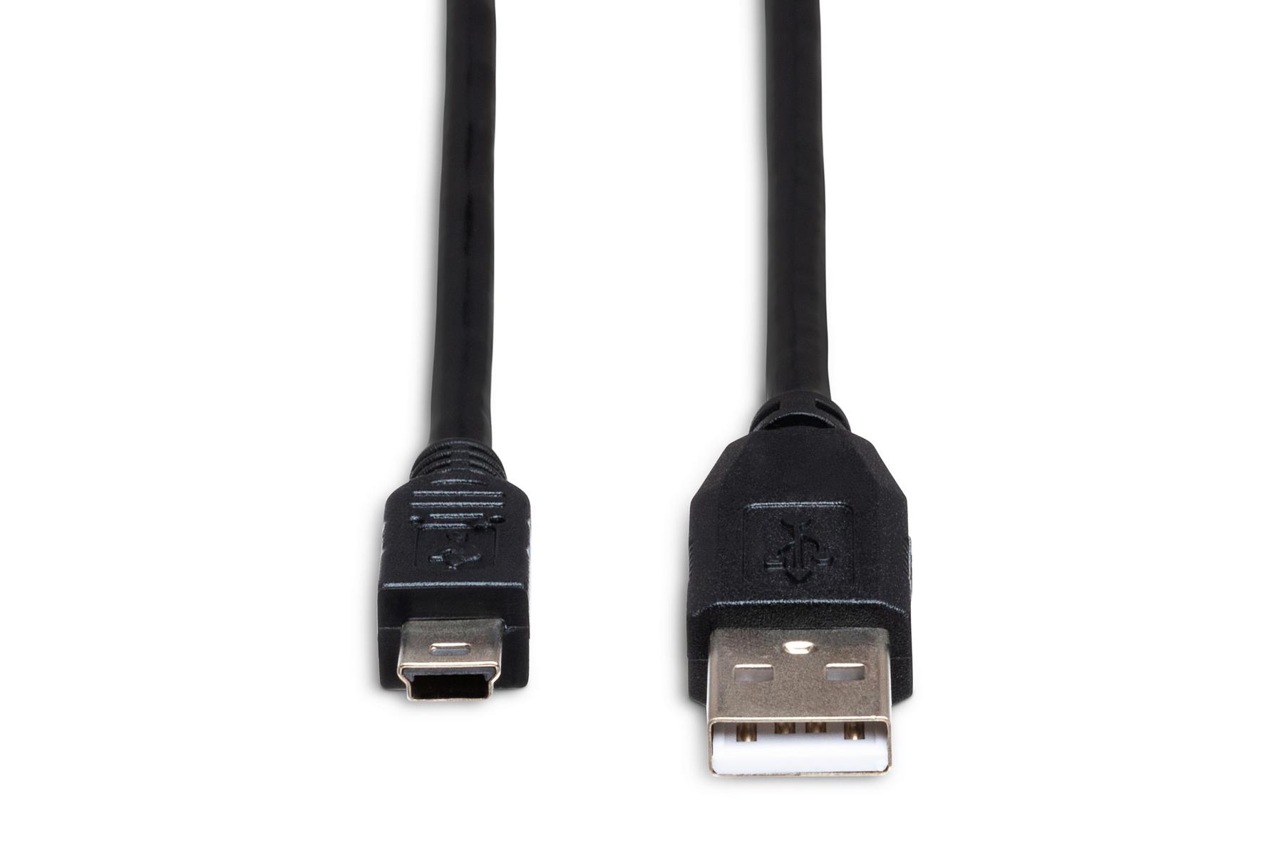 Hosa USB-206AM High-speed USB Type A to Mini-B Cable - 6 foot
