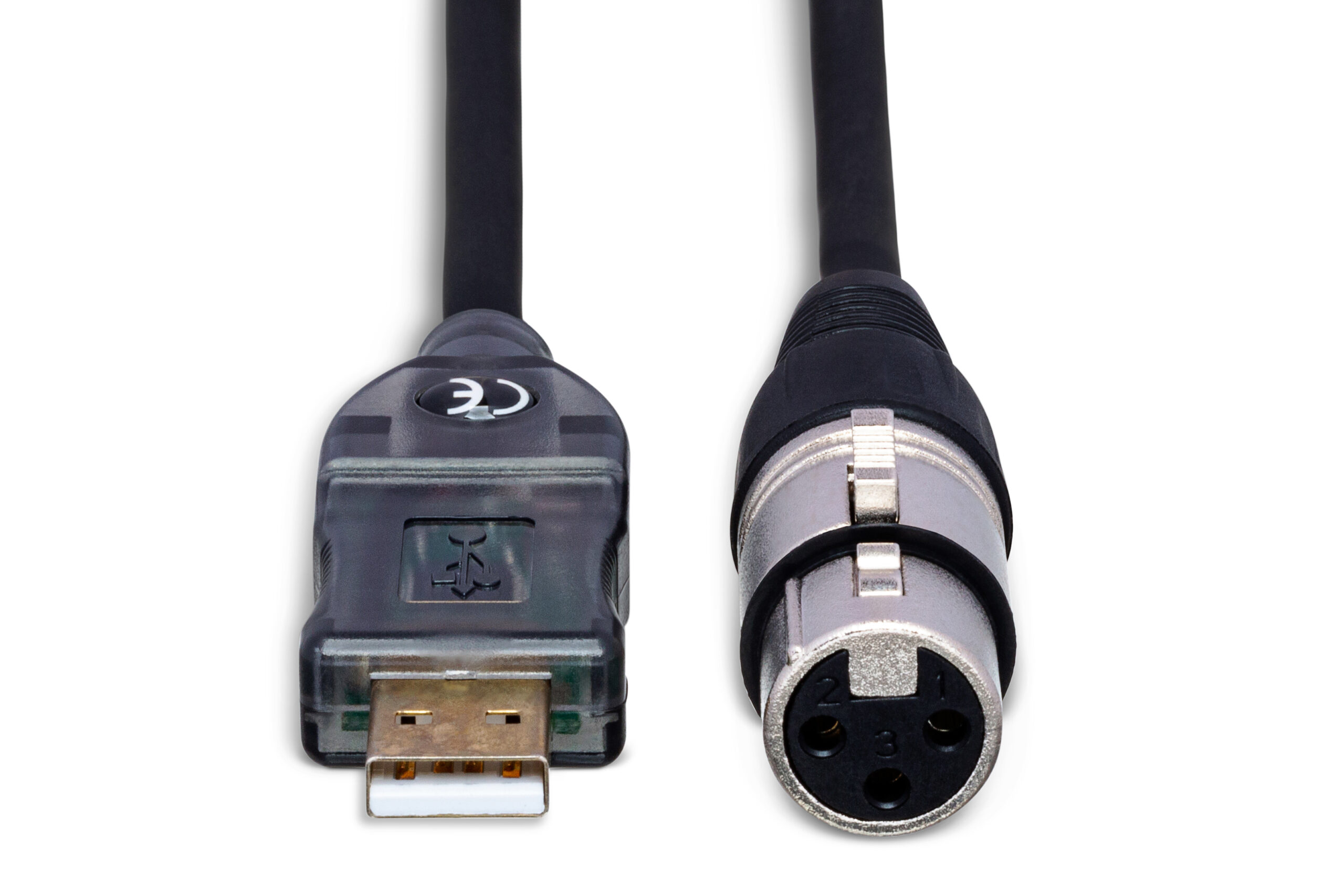 Hosa UXA-110 TRACKLINK Microphone USB Interface - XLR3F to USB Type A - 10 foot - Image 3