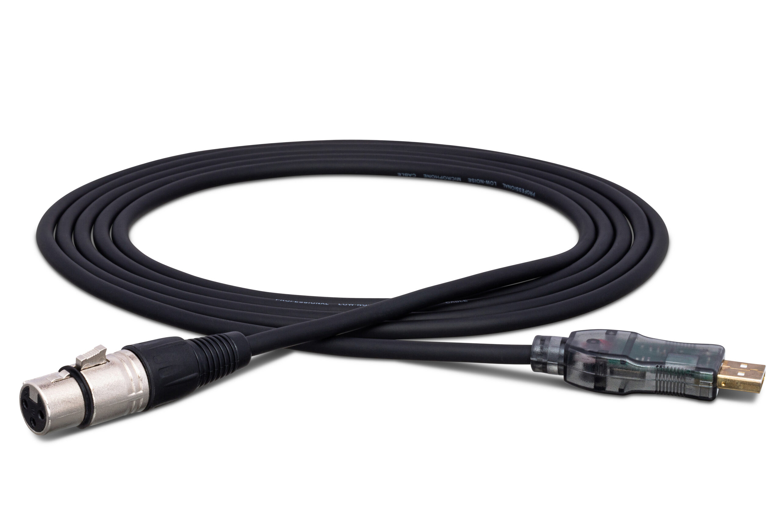 Hosa UXA-110 TRACKLINK Microphone USB Interface - XLR3F to USB Type A - 10 foot - Image 4