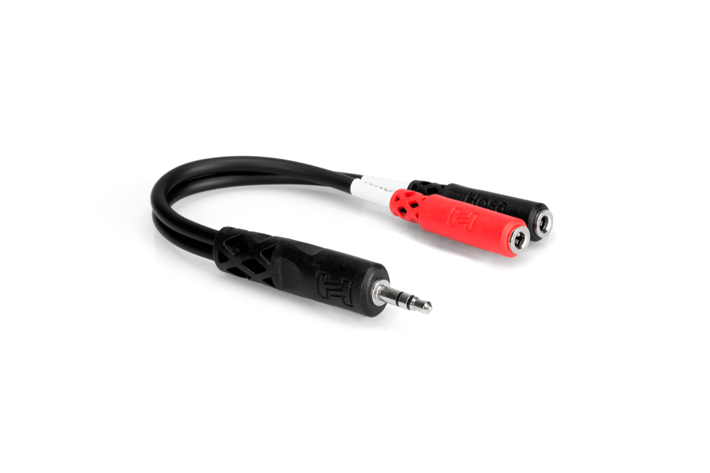 Hosa YMM-261 Stereo Breakout Cable - 3.5mm TRS to Left and Right 3.5mm TS Female