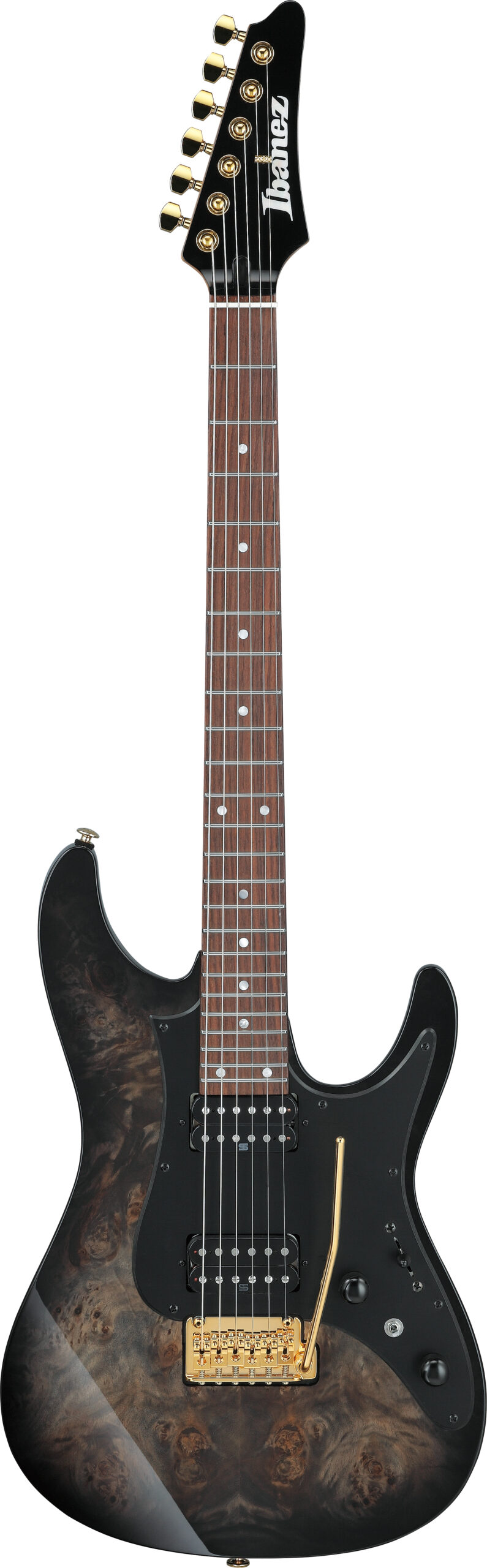 Ibanez Premium AZ41P1PB Electric Guitar - Transparent Gray Burst