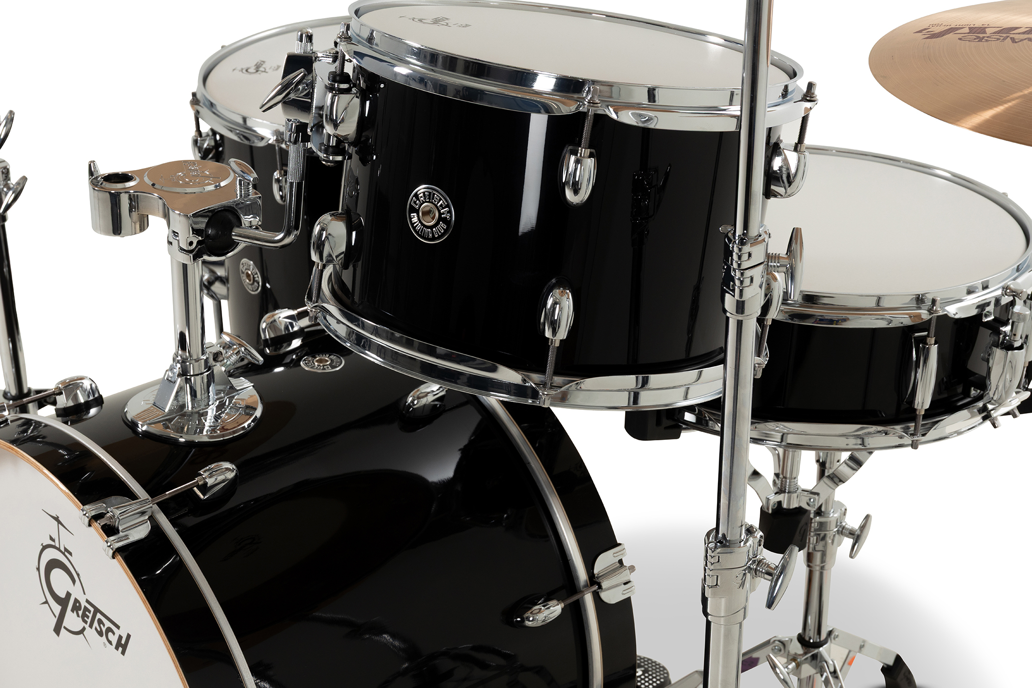 Gretsch Drums Catalina Club 4-piece Shell Pack - Piano Black - Image 8
