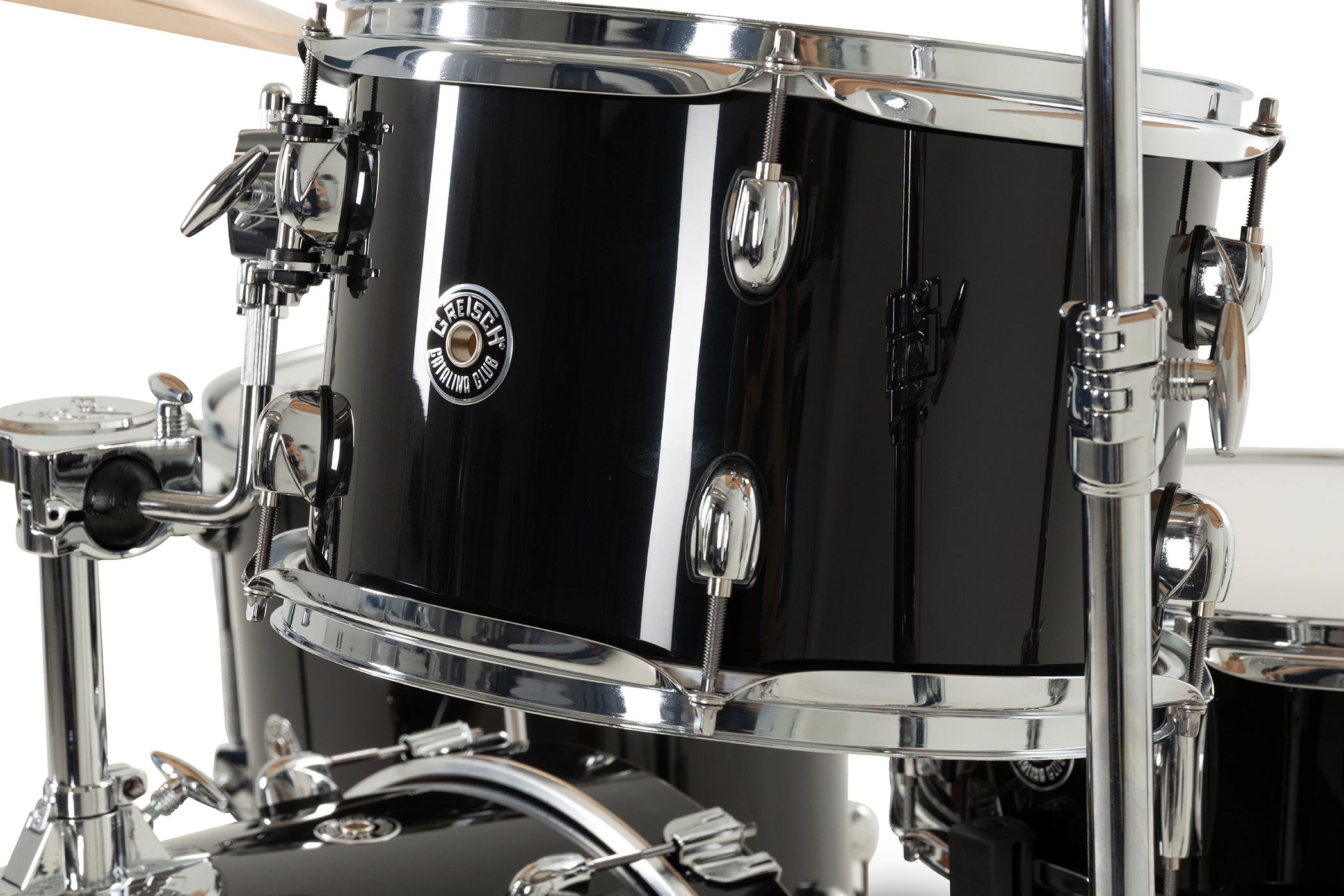 Gretsch Drums Catalina Club 4-piece Shell Pack - Piano Black - Image 9