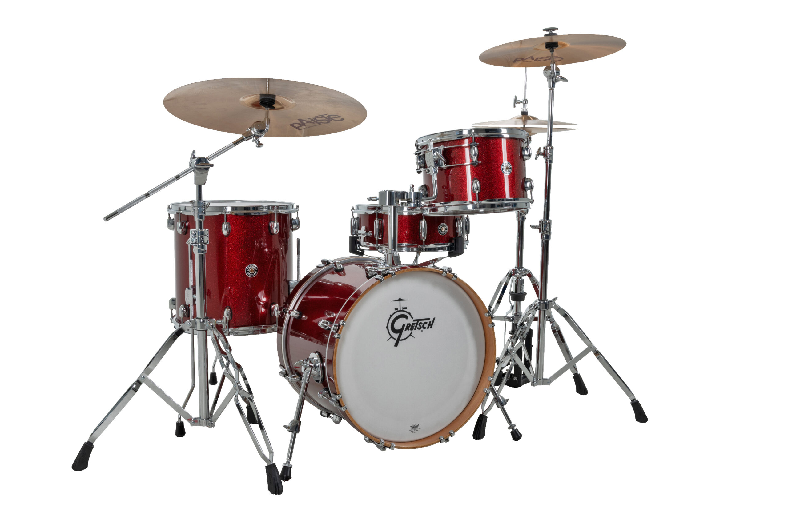 Gretsch Catalina Club 4-pc Shell Pack (18/12/14/0514sd), Dark Cherry Sparkle - Image 2