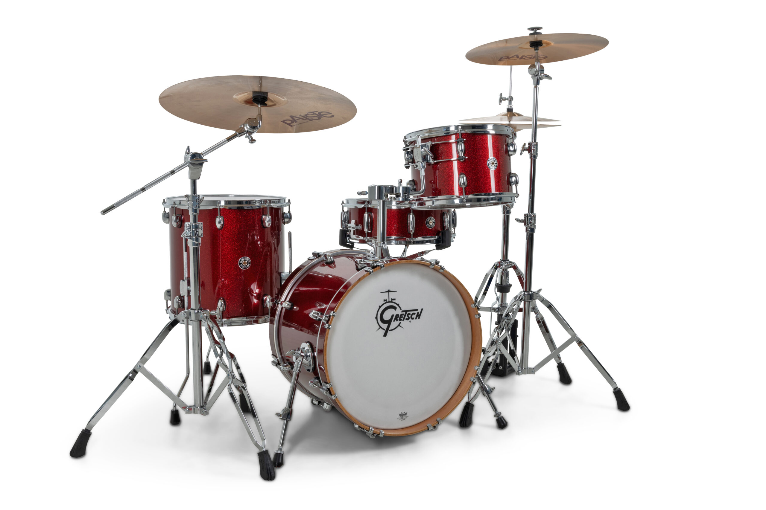 Gretsch Catalina Club 4-pc Shell Pack (18/12/14/0514sd), Dark Cherry Sparkle - Image 3