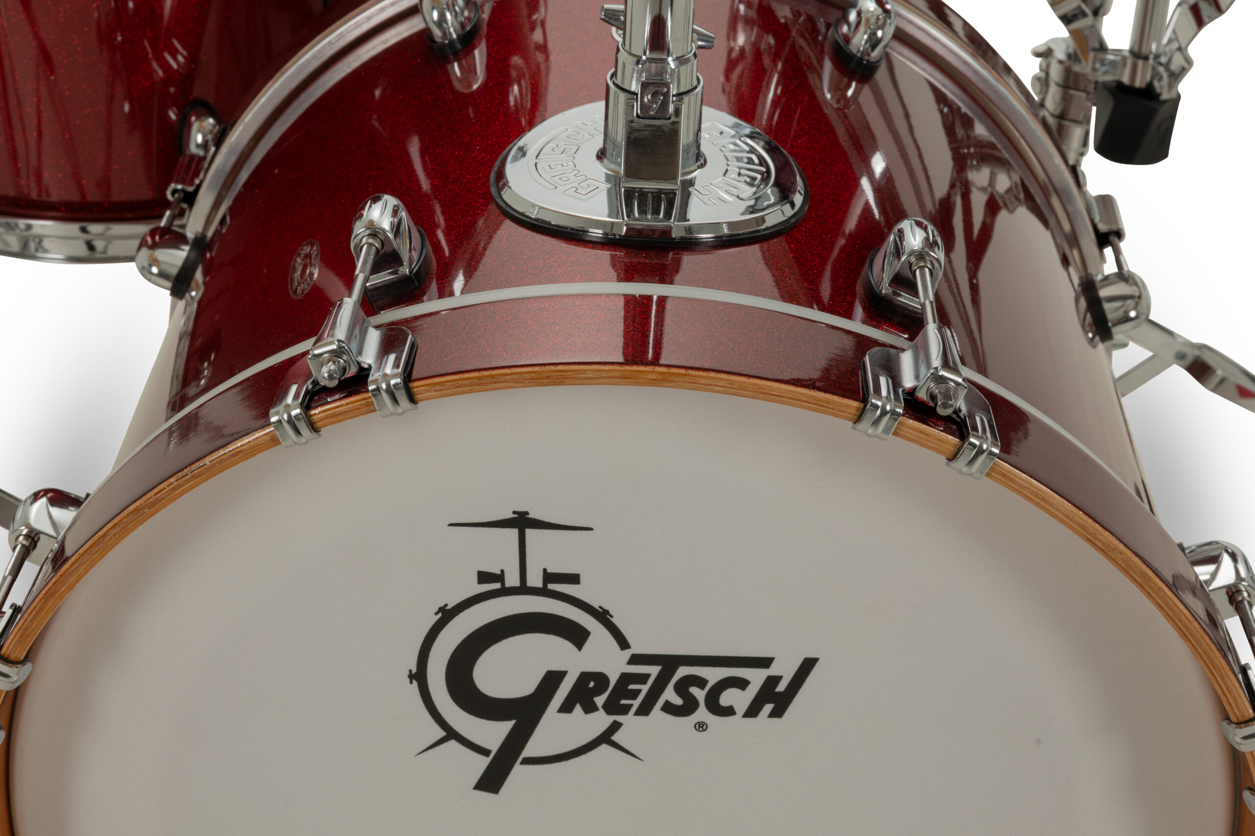 Gretsch Catalina Club 4-pc Shell Pack (18/12/14/0514sd), Dark Cherry Sparkle - Image 7