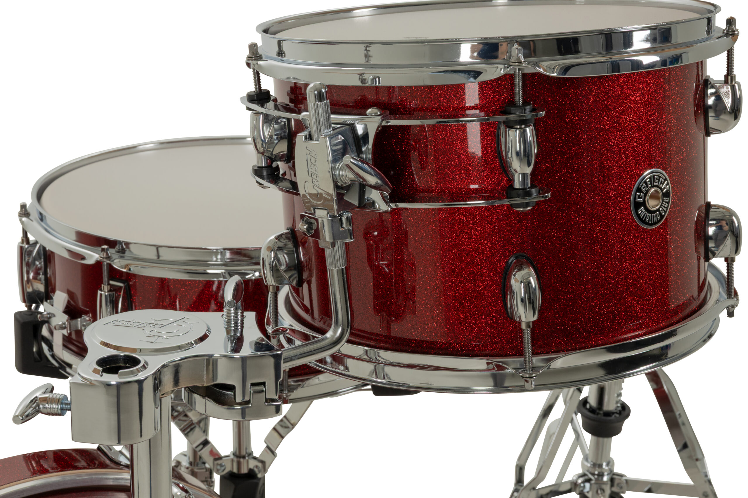 Gretsch Catalina Club 4-pc Shell Pack (18/12/14/0514sd), Dark Cherry Sparkle - Image 8