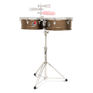Latin Percussion Pedrito Signature Timbales - Dark Mocha