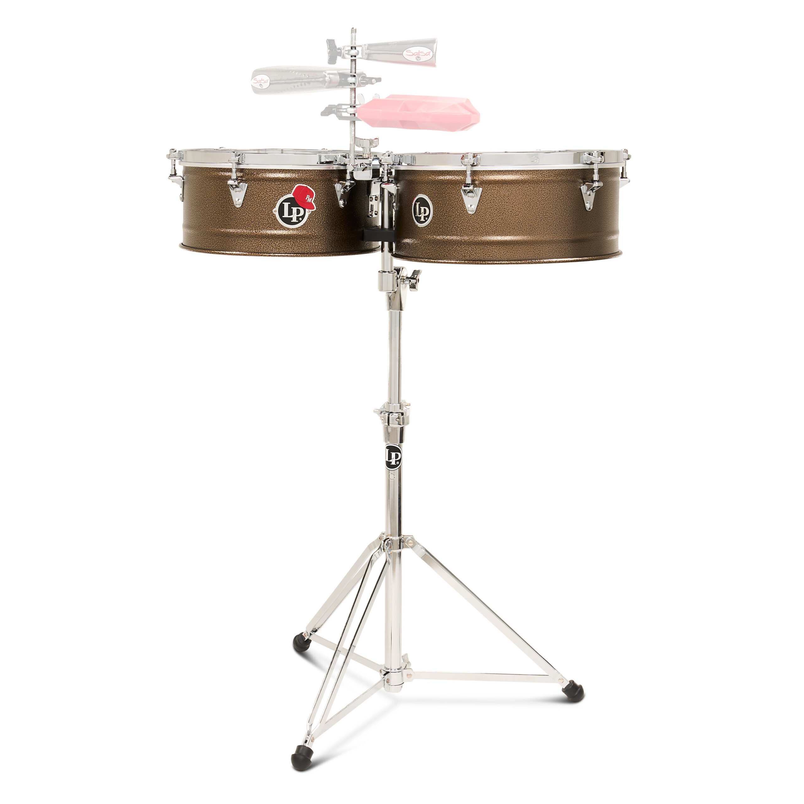 Latin Percussion Pedrito Signature Timbales - Dark Mocha