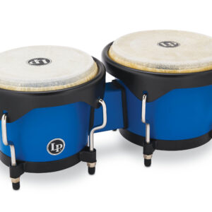 Latin Percussion Discovery Bongo Set - Race Car Blue