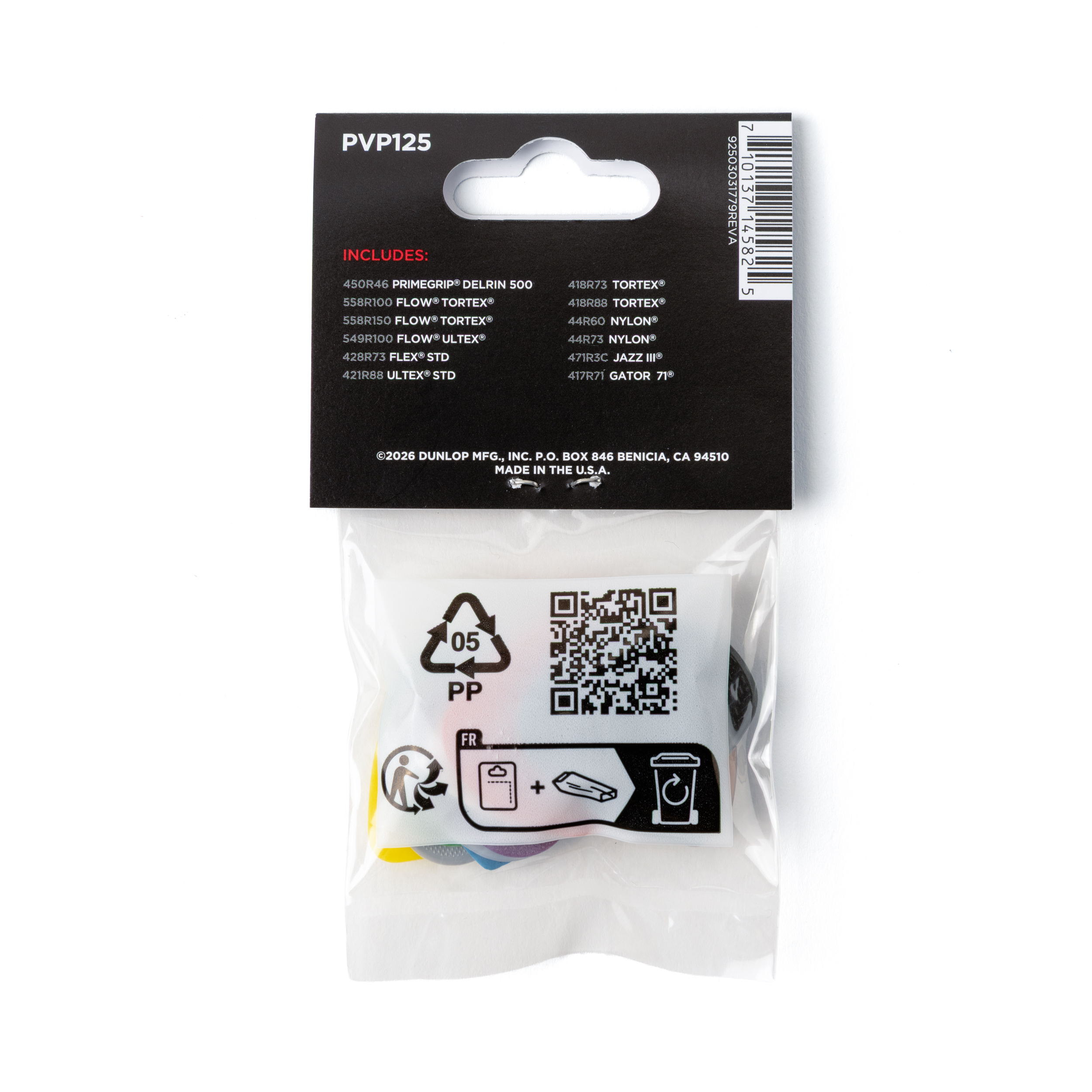 Dunlop Guitar RECORDING PICK VARIETY PACK - 12 PACK - Image 3