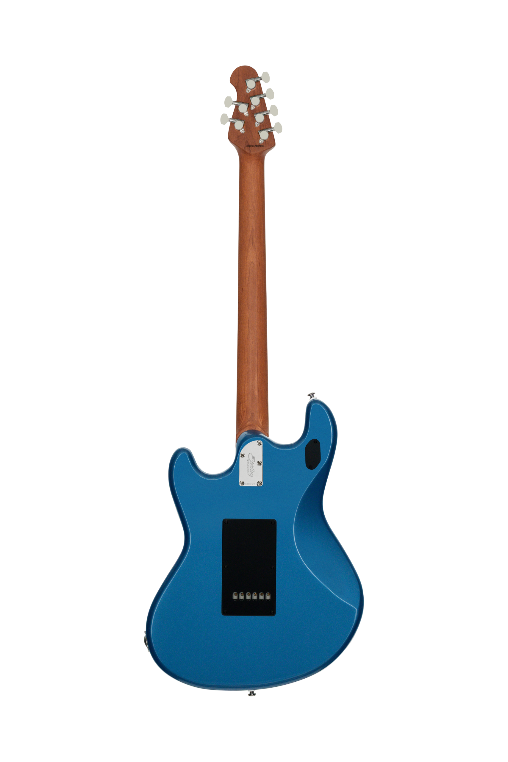 Sterling By Music Man StingRay Baritone Electric Guitar - Toluca Lake Blue - Image 3
