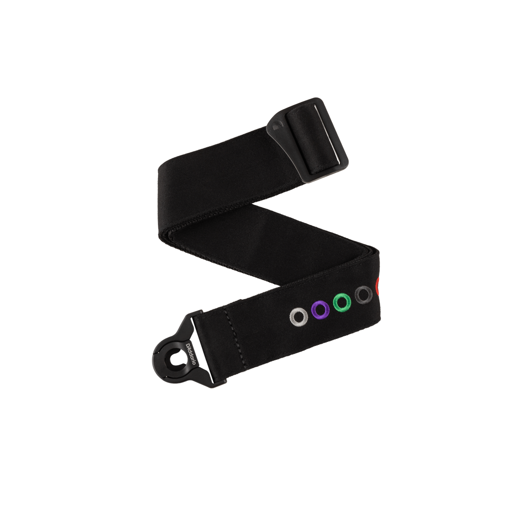 D'Addario Auto Lock Guitar Strap - Black