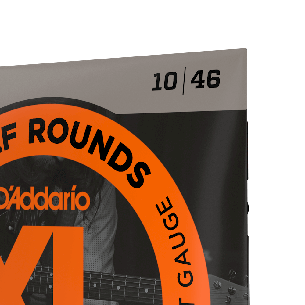 D'Addario EHR310 XL Half-Rounds Electric Guitar Strings - .010-.046 Regular Light - Image 3