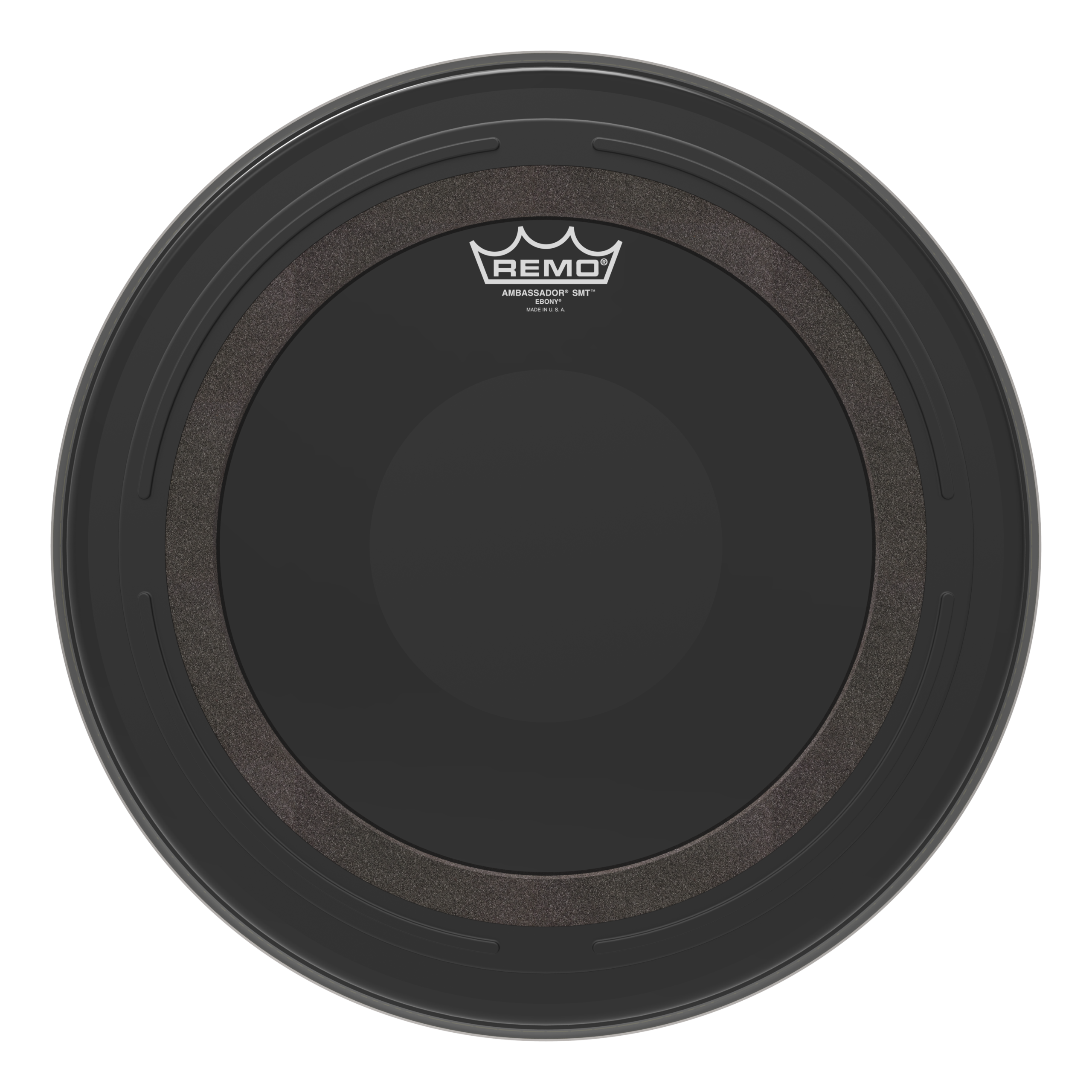 Remo Ambassador SMT Ebony Tom Drumhead - 16 inches