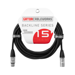 Gator Cableworks Backline Series Microphone Cable - 15 foot