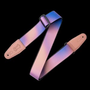 Levy's Cyber Gradient Guitar Strap - Pink/Purple