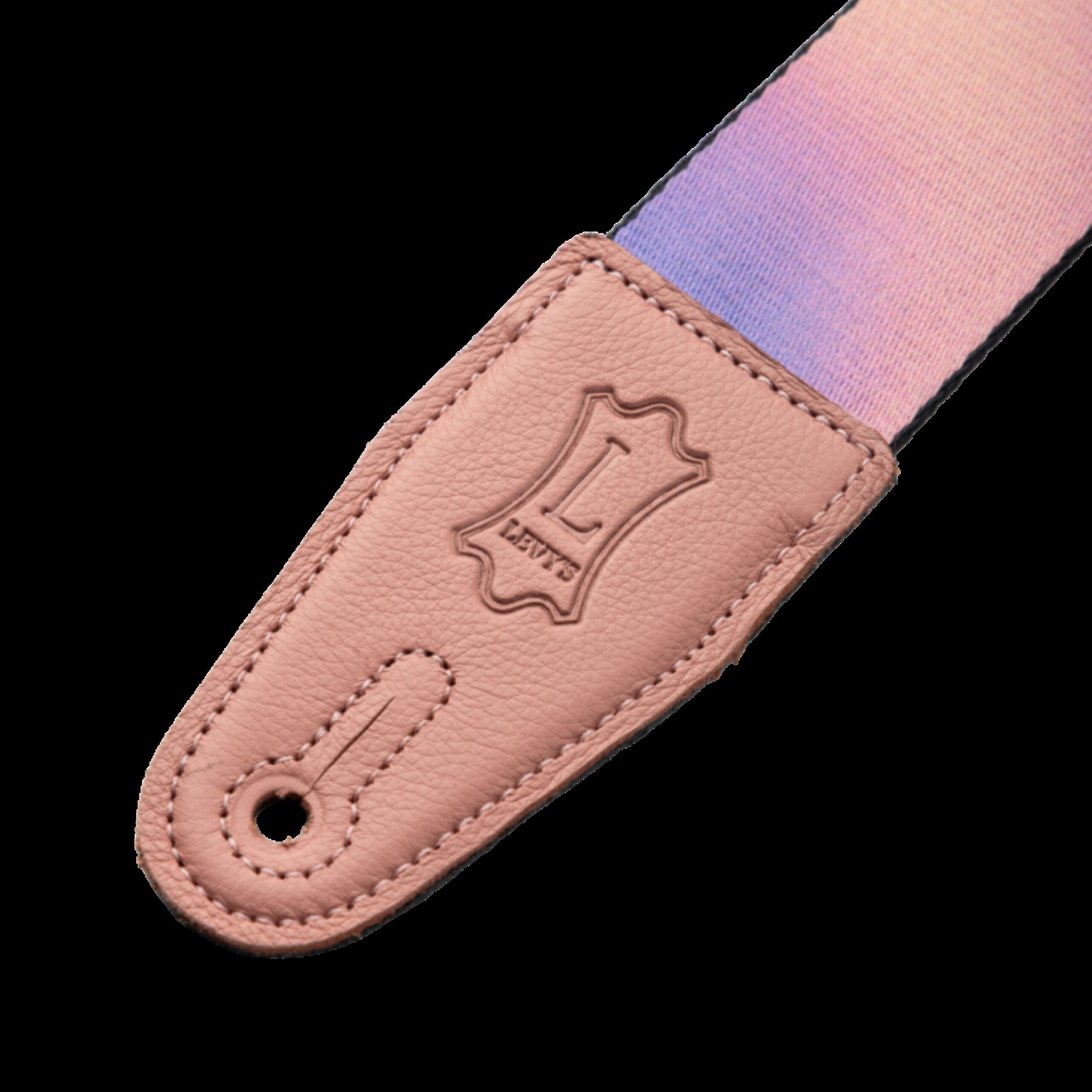 Levy's Cyber Gradient Guitar Strap - Pink/Purple - Image 3