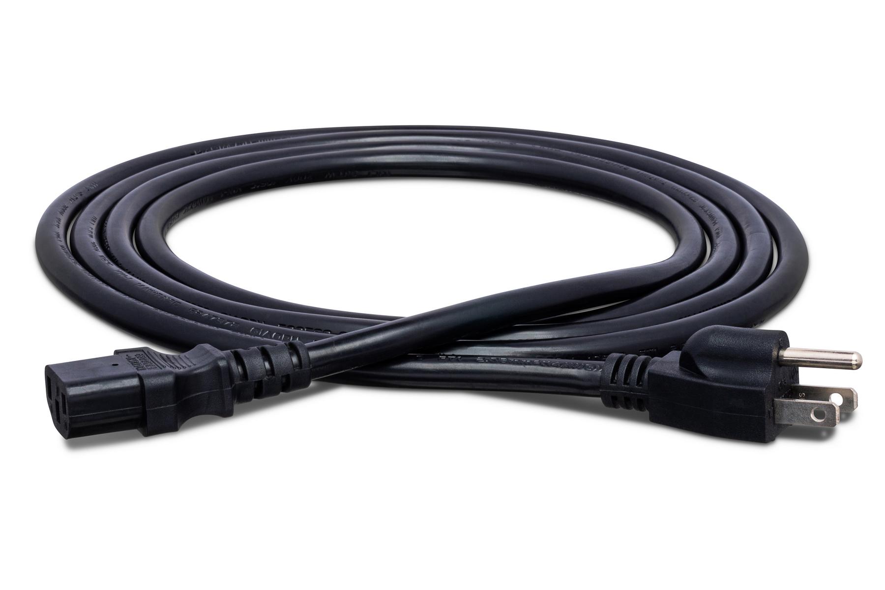 Hosa PWC-408 IEC C13 Power Cord - 8 foot