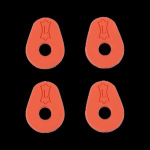 Levy's Rubber Guitar Strap Blocks (Set of 4) - Orange