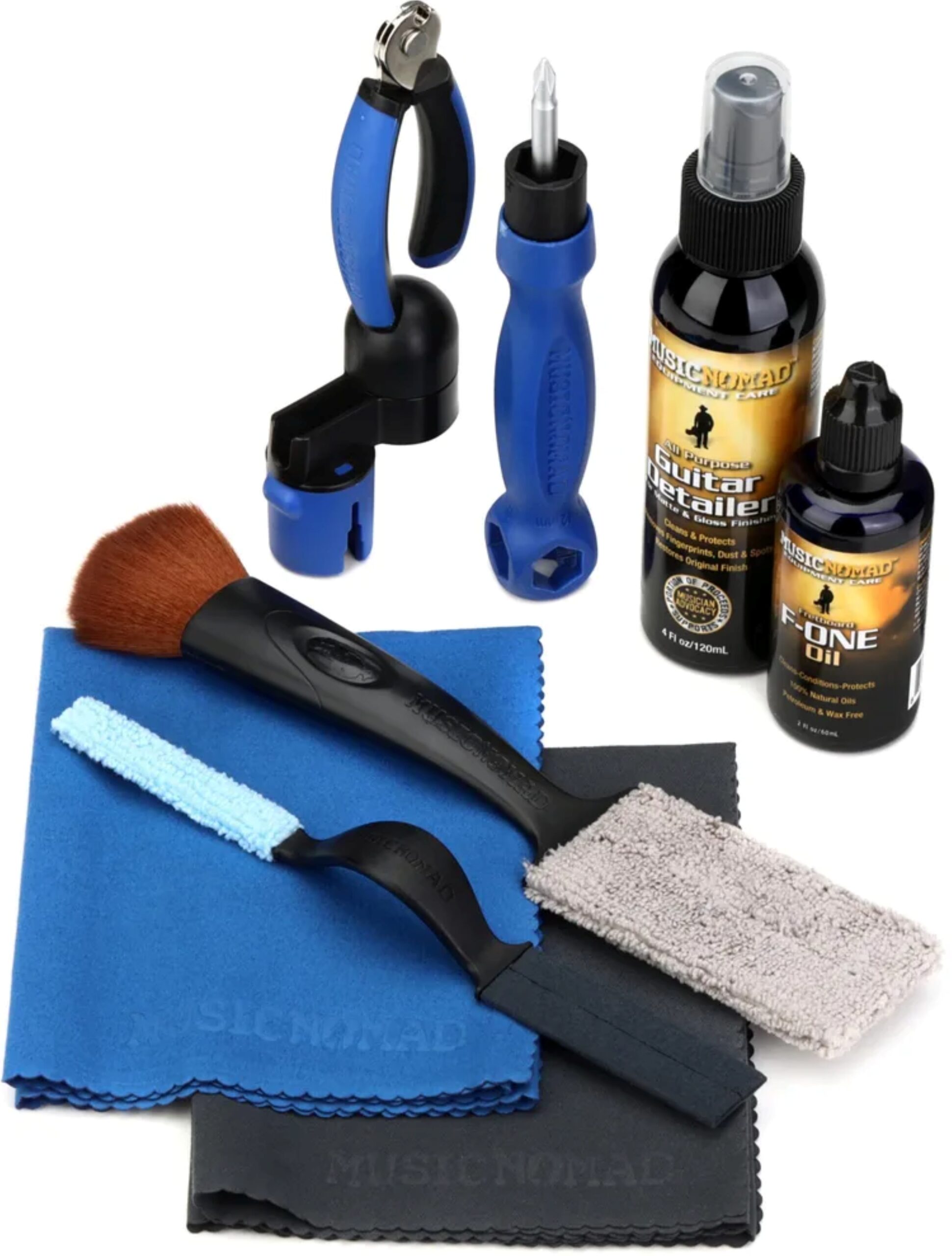 MusicNomad 8-pc. Guitar Care Starter Kit