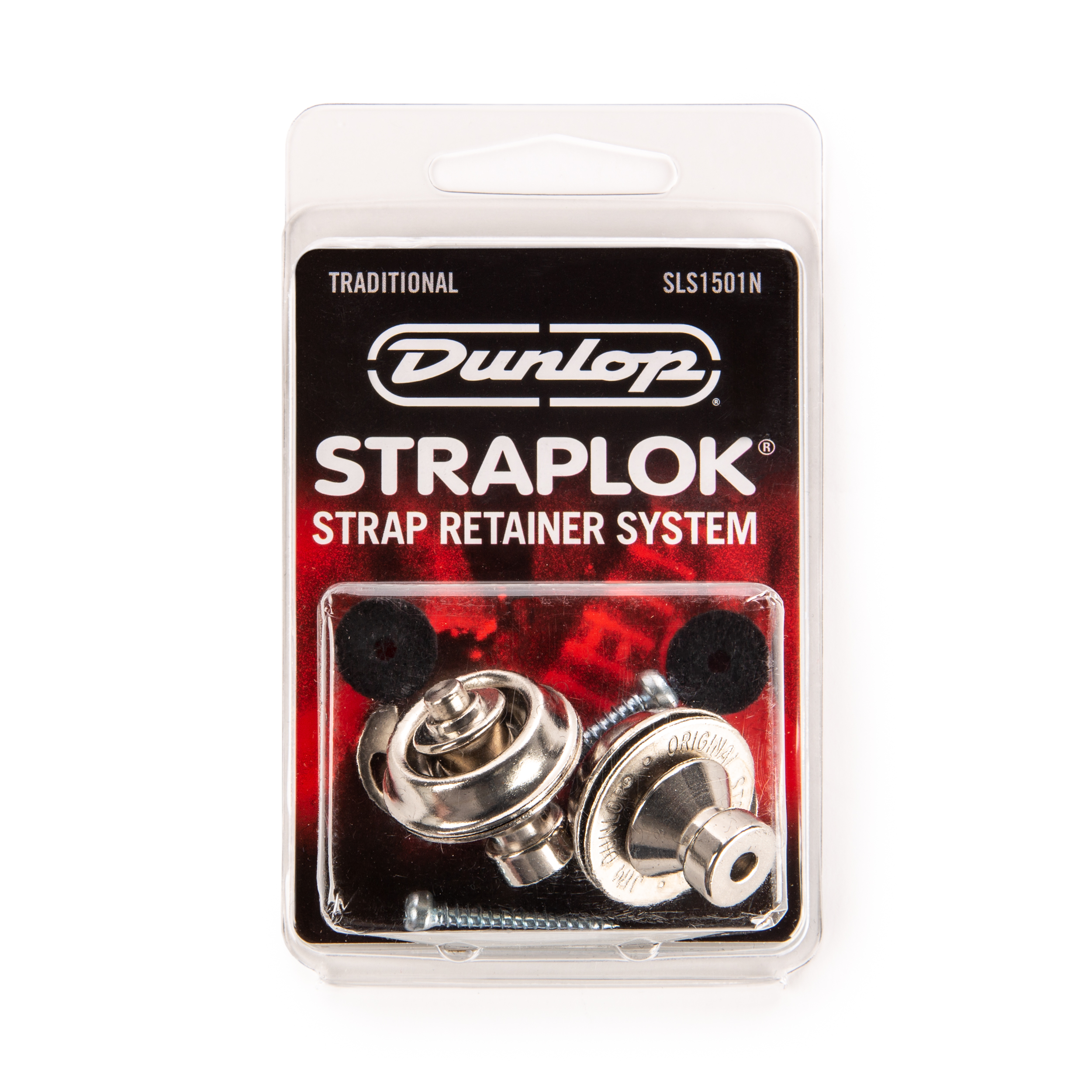 Dunlop Straplok Traditional Strap Retainer System - Nickel - Image 4