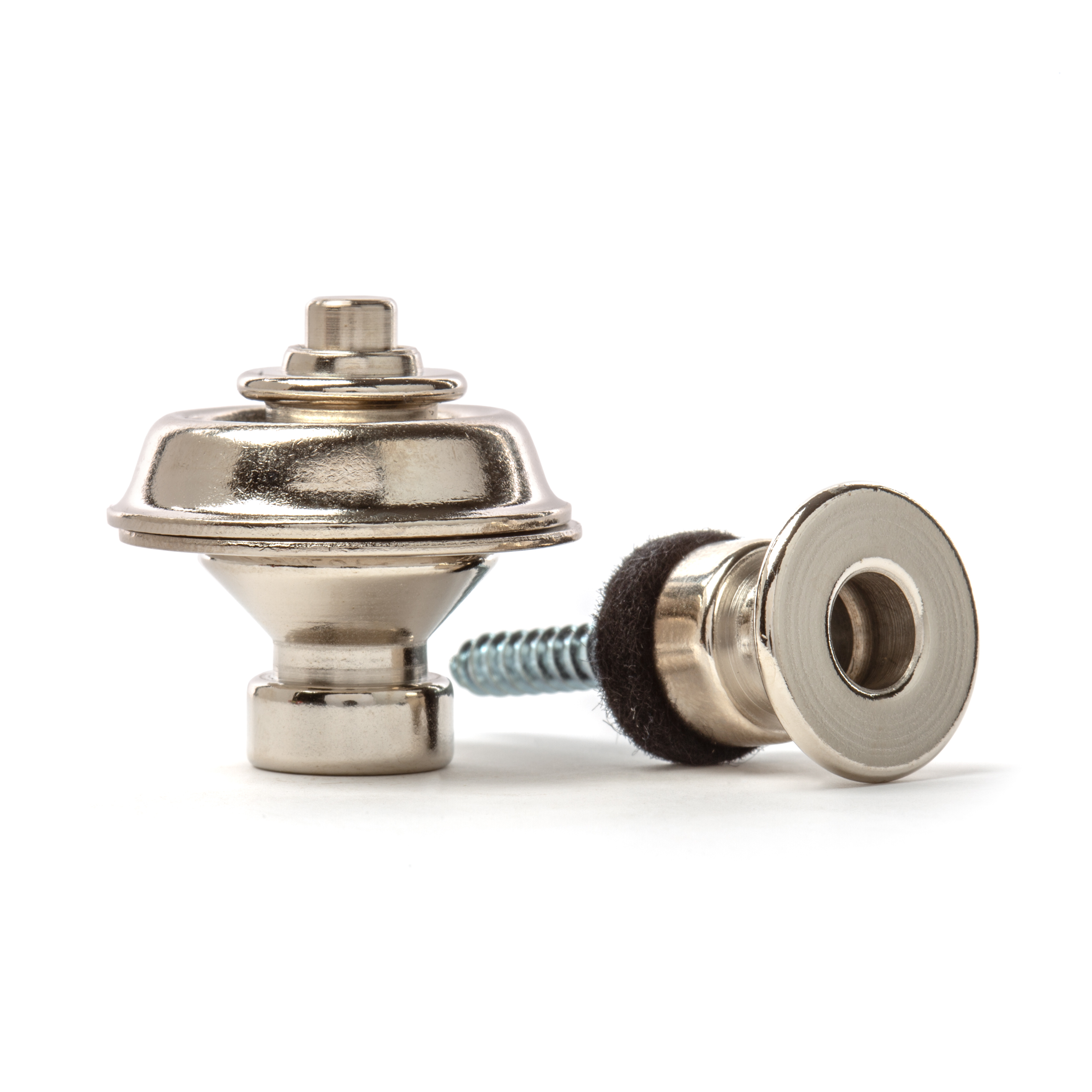 Dunlop Straplok Traditional Strap Retainer System - Nickel - Image 3