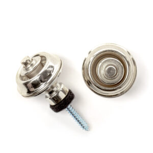 Dunlop Straplok Traditional Strap Retainer System - Nickel