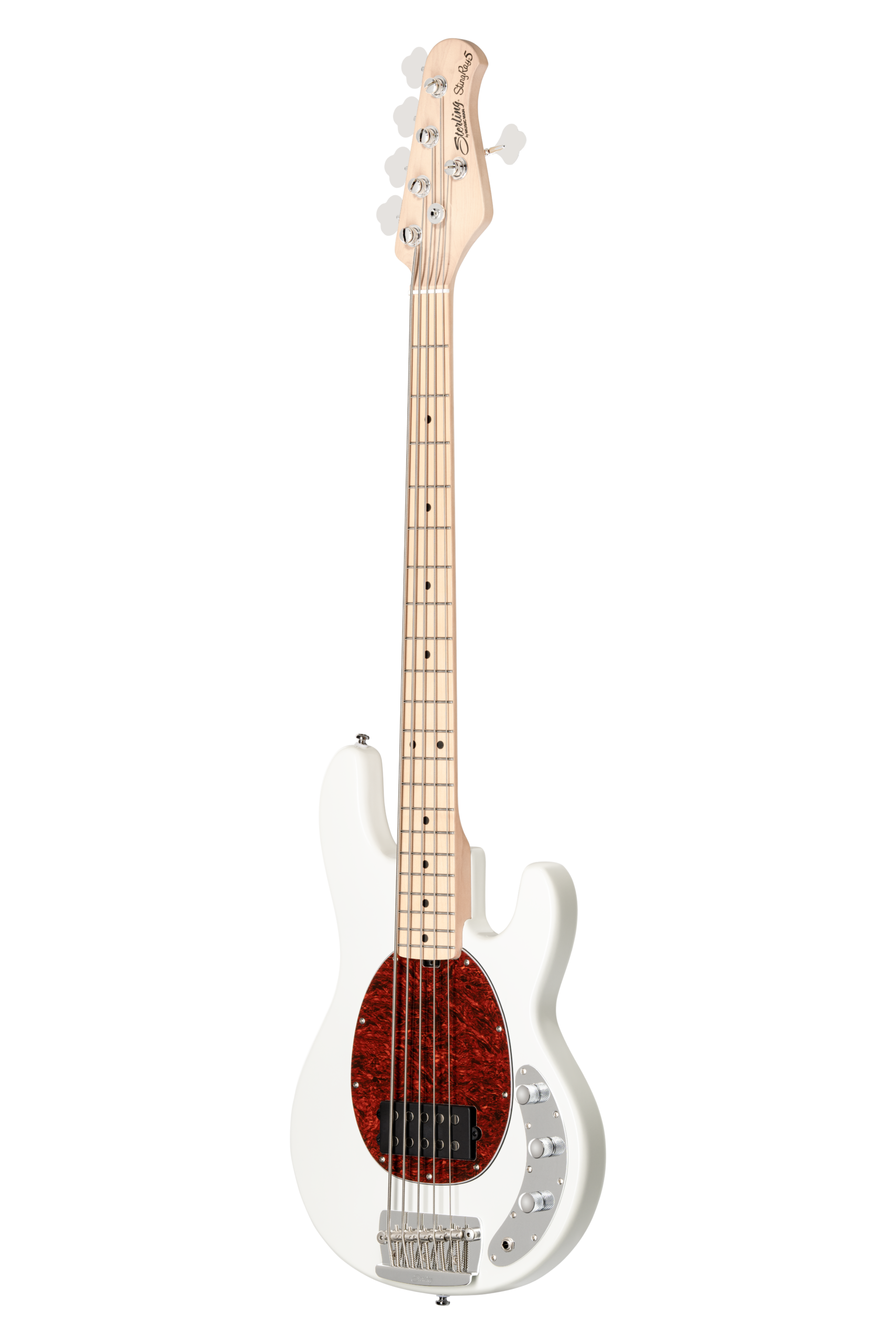 Sterling By Music Man StingRay Classic RAY25CA Bass Guitar - Olympic White - Image 4