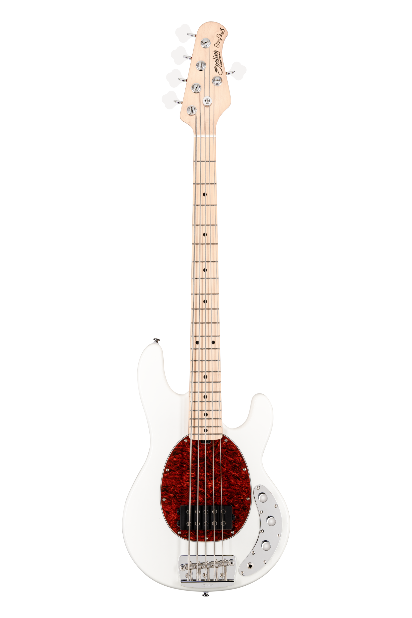 Sterling By Music Man StingRay Classic RAY25CA Bass Guitar - Olympic White - Image 3