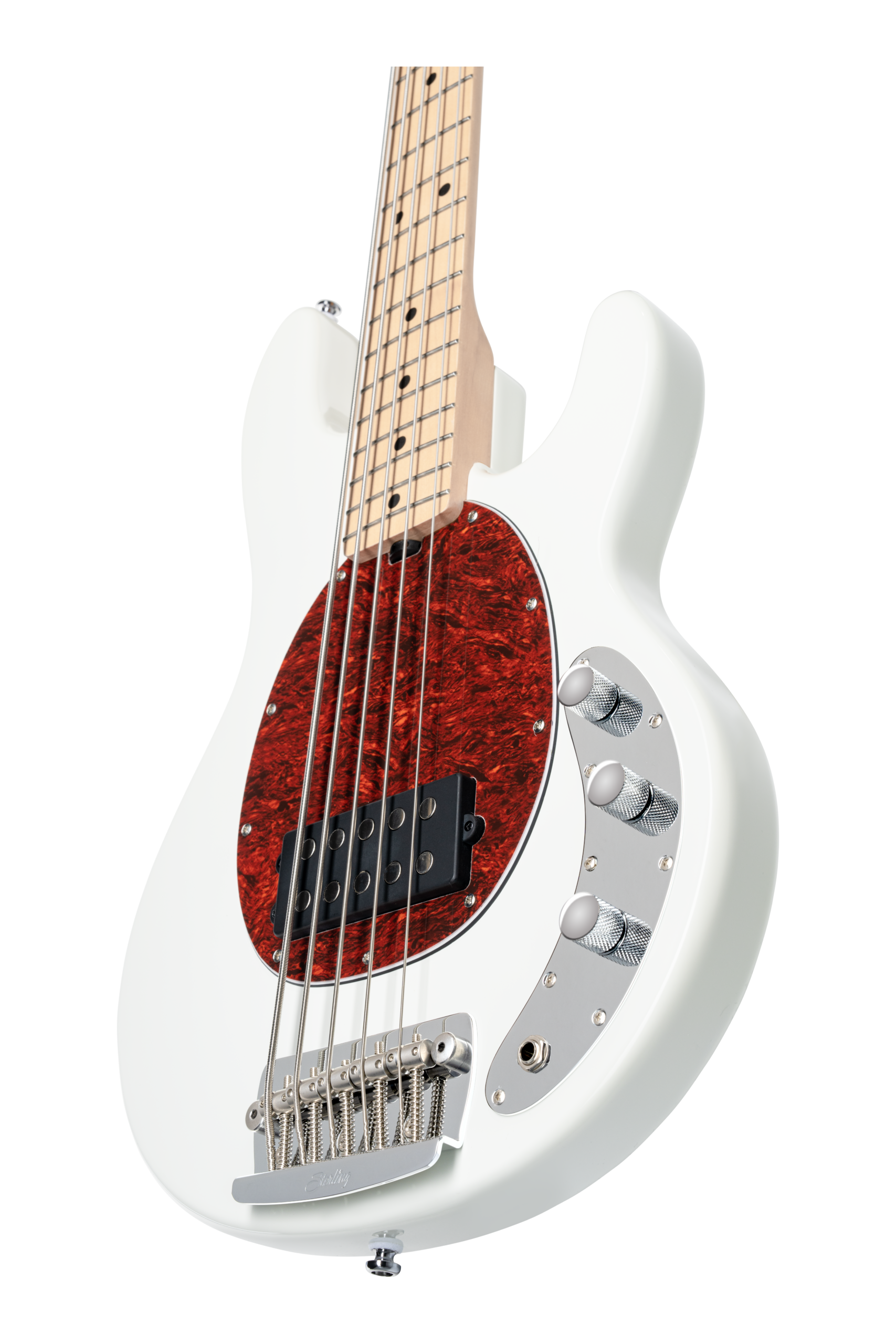 Sterling By Music Man StingRay Classic RAY25CA Bass Guitar - Olympic White