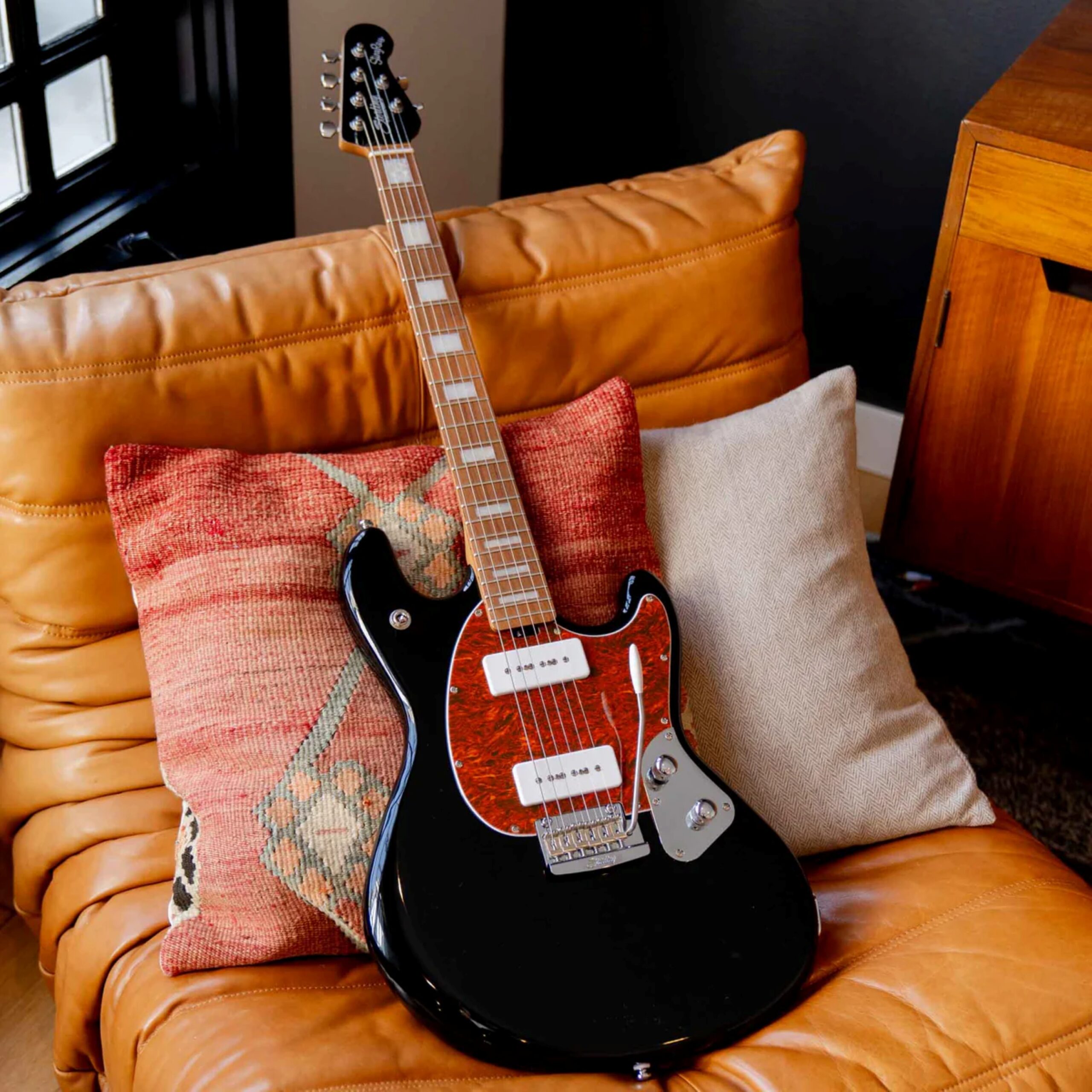 Sterling By Music Man StingRay Plus Electric Guitar - Black - Image 6
