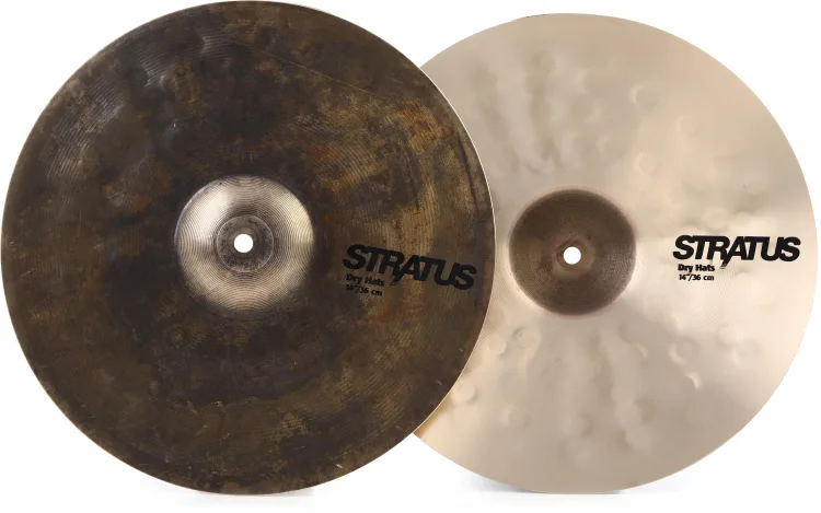 Sabian Stratus Dry Hi-hat Cymbals - 14 inches