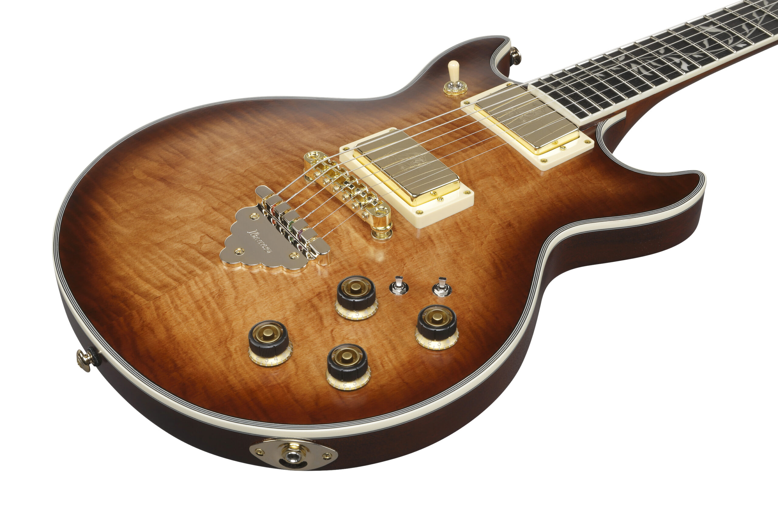 Ibanez AR Standard AR625FMSP Electric Guitar - Caramel Burst Low Gloss - Image 8