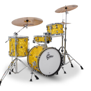 Gretsch Drums Catalina Club 4-piece Shell Pack - Yellow Satin Flame