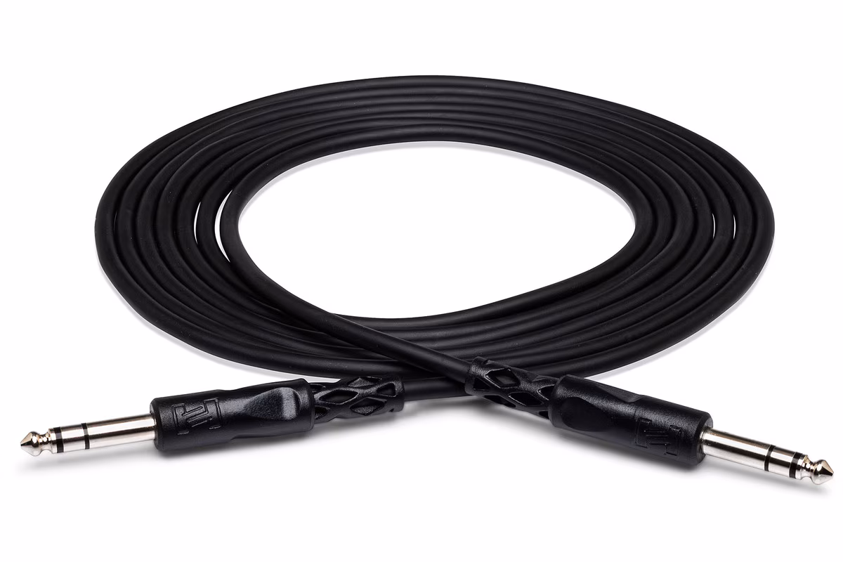 Hosa CSS-103 Balanced Interconnect Cable - 1/4-inch TRS Male to 1/4-inch TRS Male - 3 foot