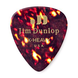 Dunlop Celluloid Guitar Picks Shell Extra Heavy Player Pack (12)
